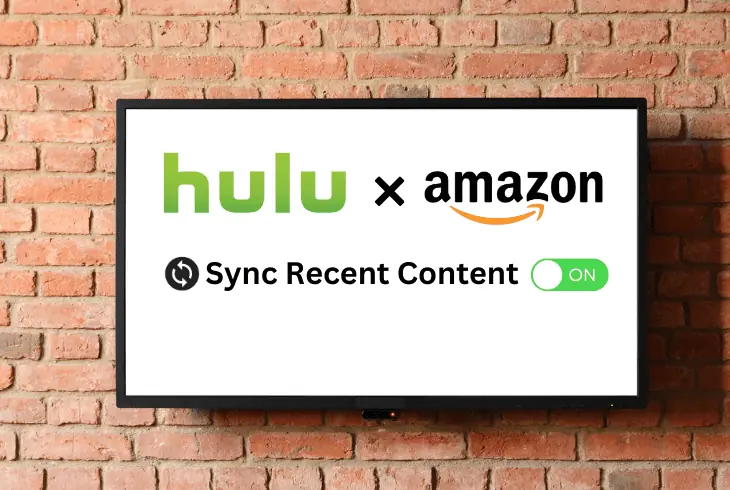 turn on sync recent content of hulu