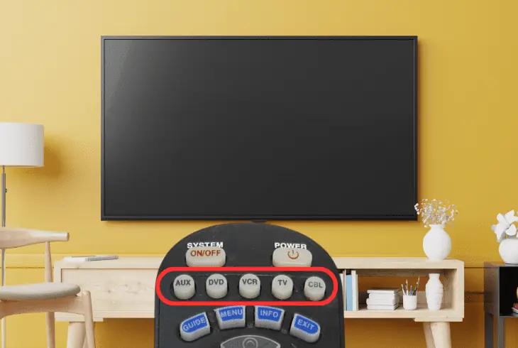 adjust tv's mode