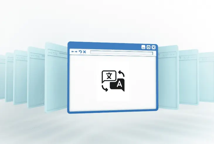 change the browser language