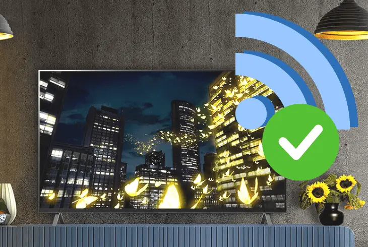 check lg tv's internet connection