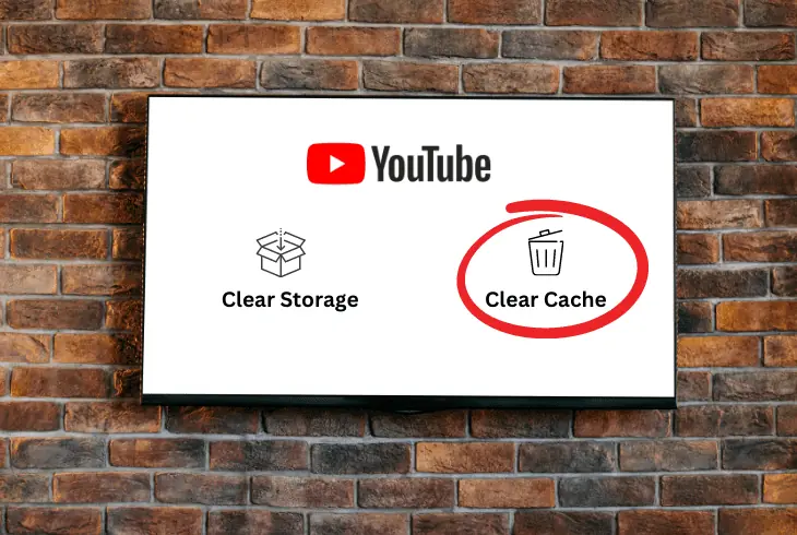 clear cache of youtube tv app