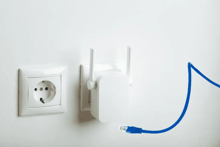 connect extender to power & ethernet