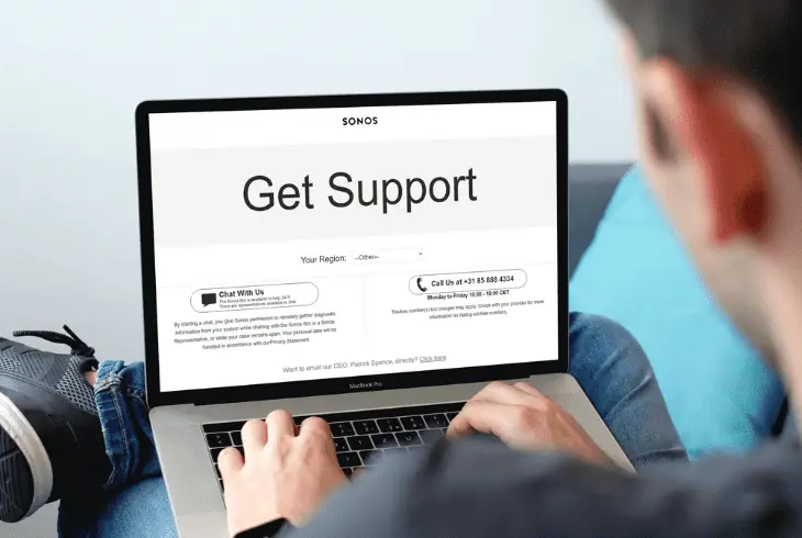 need more help? contact sonos