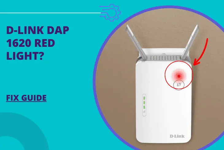 d-link dap 1620 red light