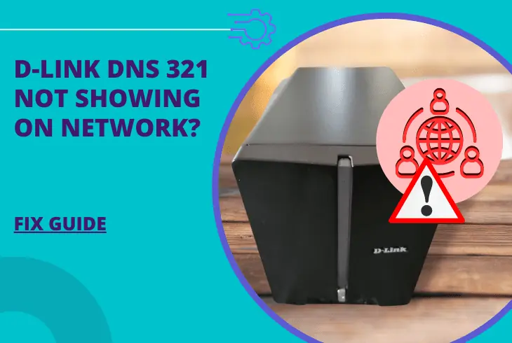 d-link dns 321 not showing on network