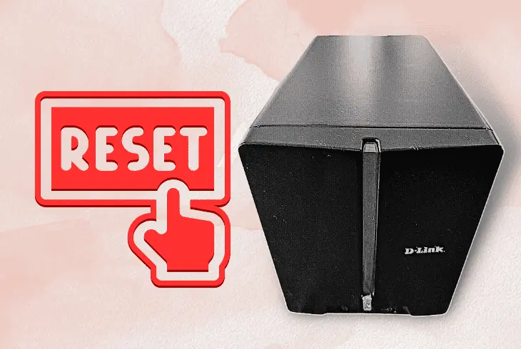 factory reset the network storage unit