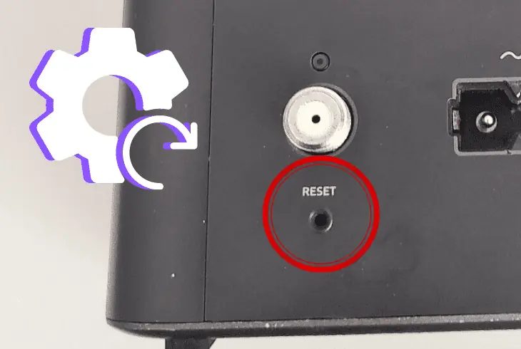 factory reset the router