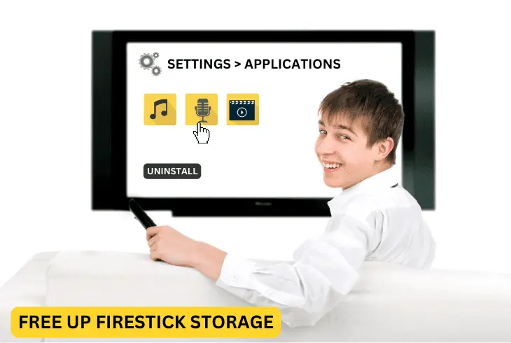 free up the firestick storage