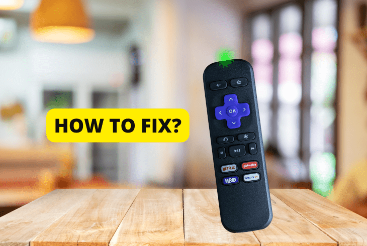 green light blinking on roku remote