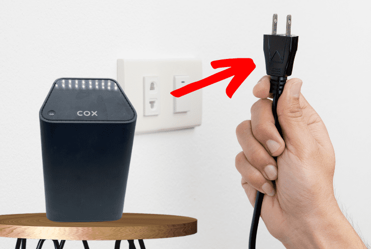 hard reset the cox panoramic