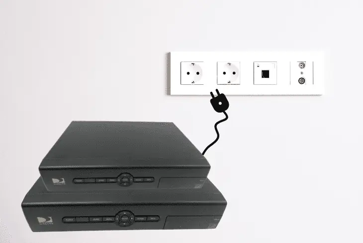 inspect second receiver's power supply