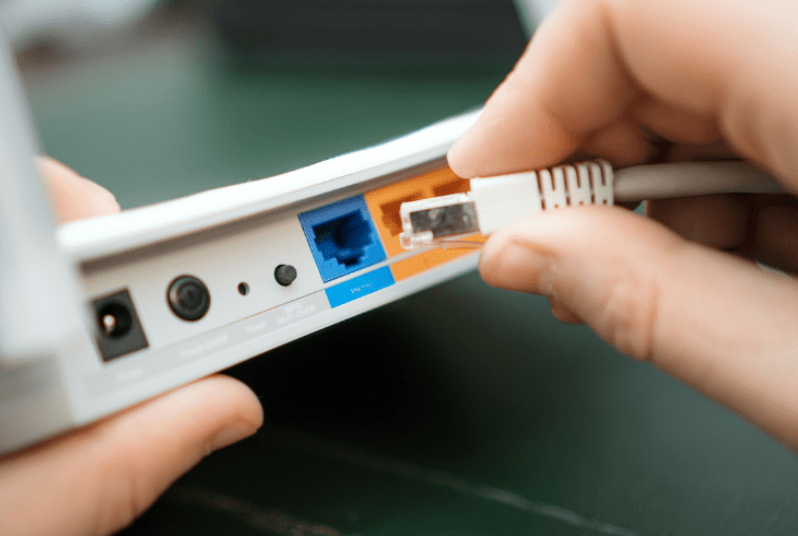 inspect the network wiring