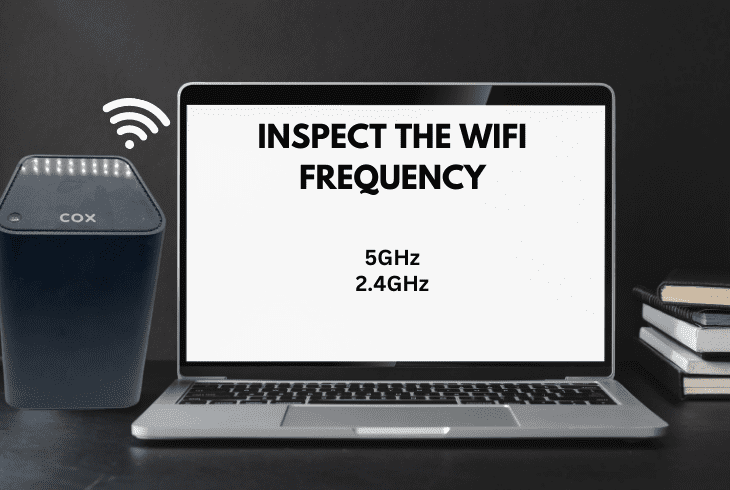 inspect the wifi frequency