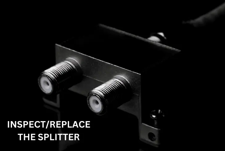 inspect/replace the splitter