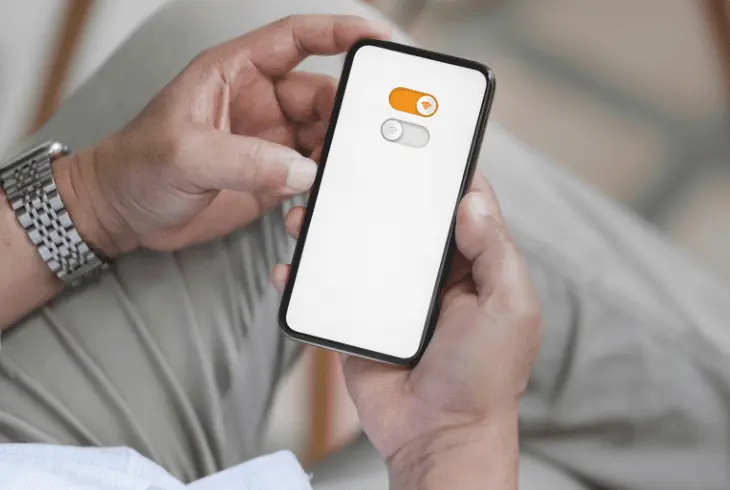 toggle on and off the wifi