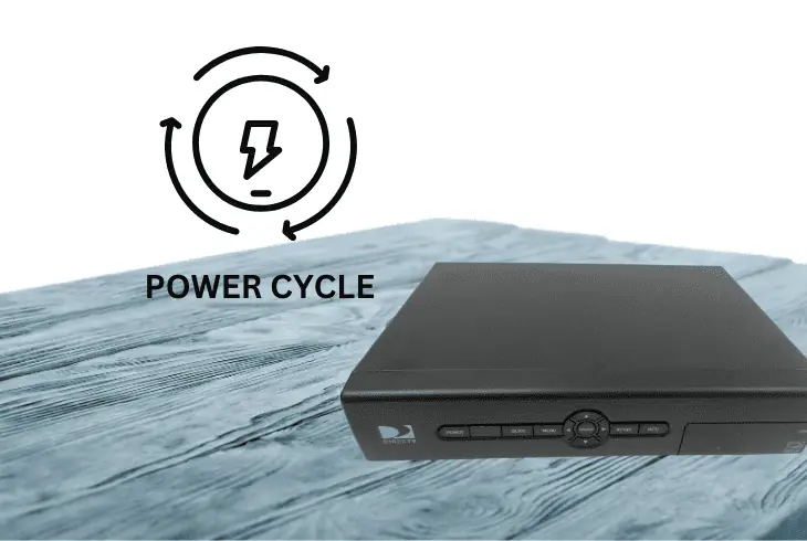 power cycle the main receiver/dvr