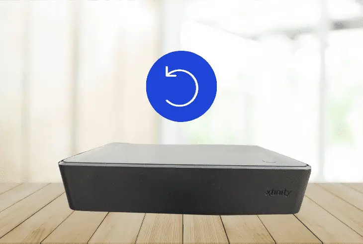 power cycle the xfinity device