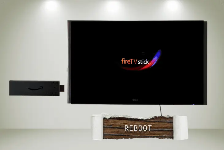 reboot the firestick and tv