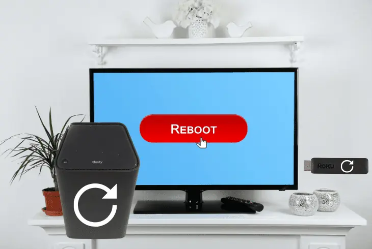 reboot xfinity router and roku player