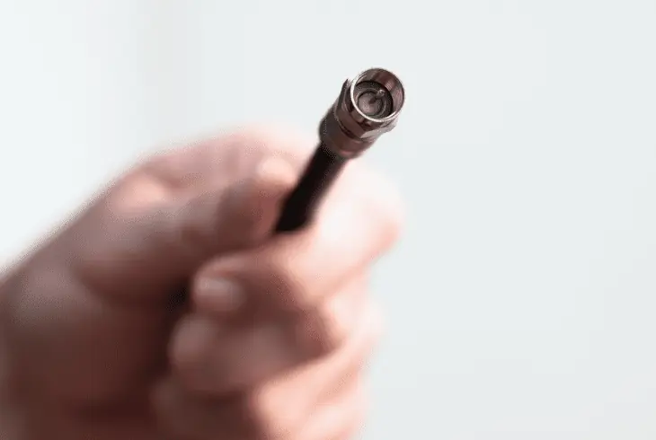 reconnect coaxial cable
