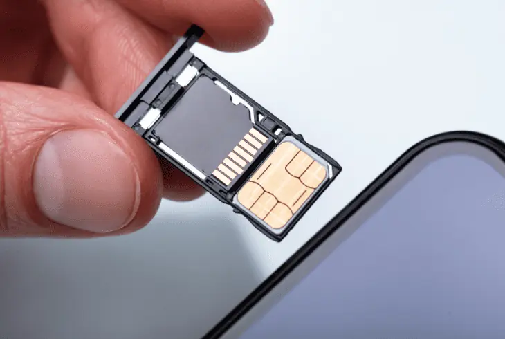 reinsert the sim card chip