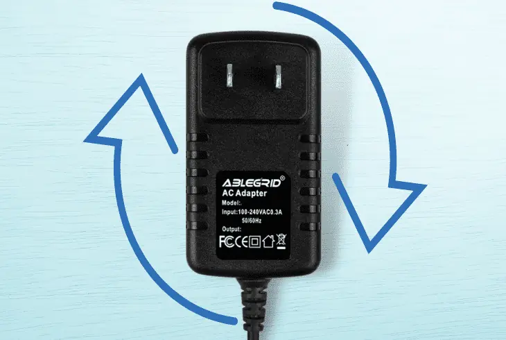 replace the tv box power cable