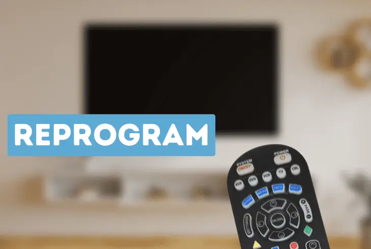 reprogram the spectrum remote