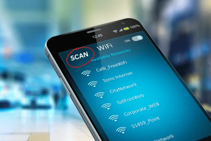 rescan all networks and try again