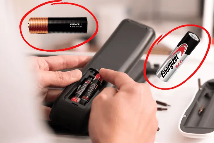 replace the batteries
