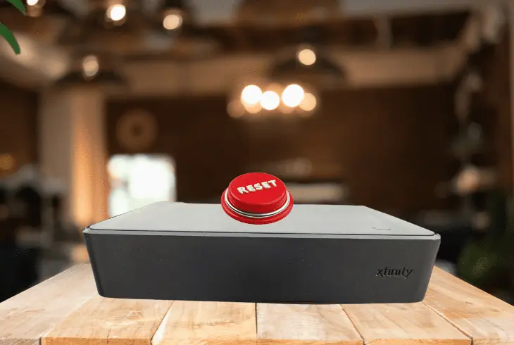 reset the xfinity tv box