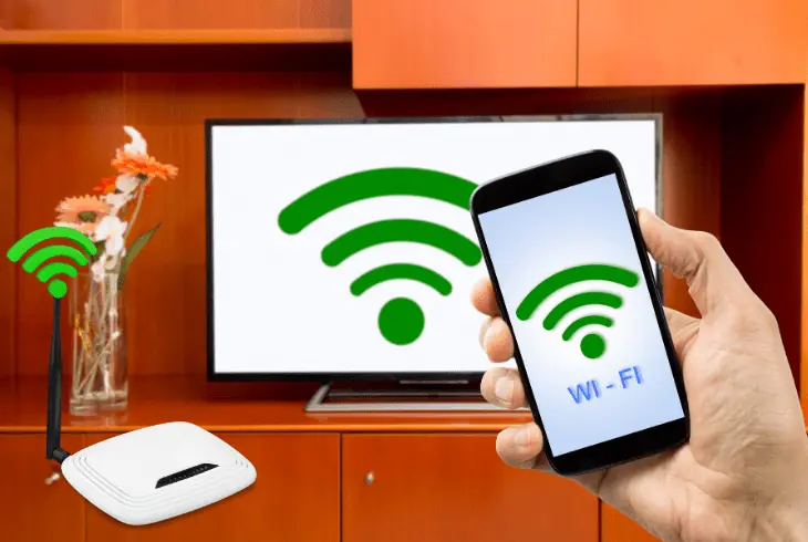 use the same wifi network