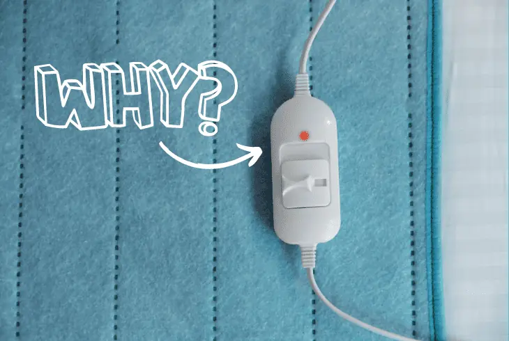 why heating pad keepsblinking