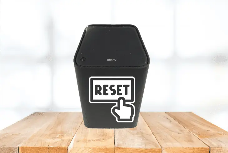 factory reset the xfinity router