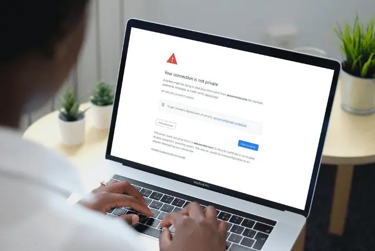 your connection is not private