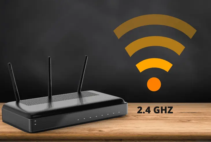 use 2.4 ghz network