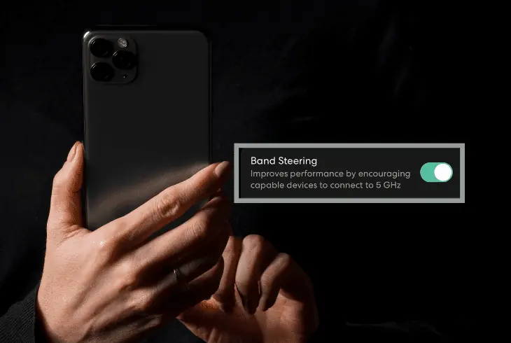activate eero “band steering”