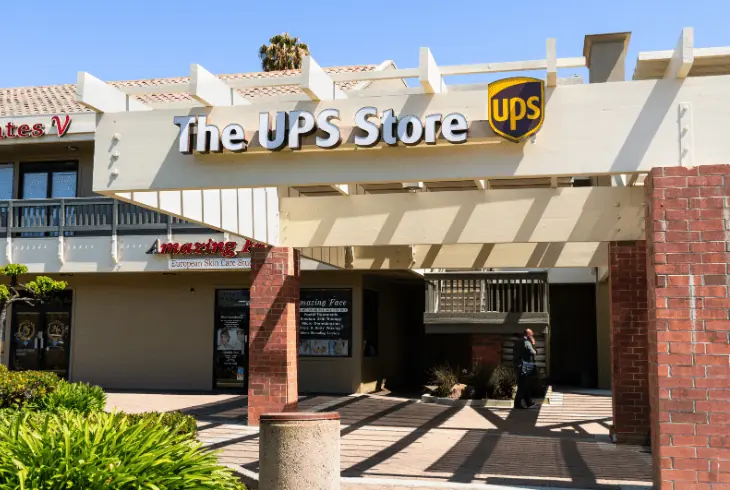 bring equipment to ups store