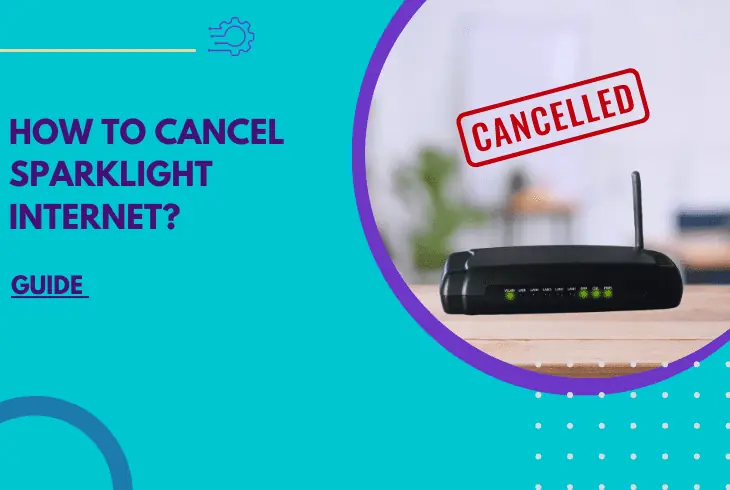how to cancel sparklight internet