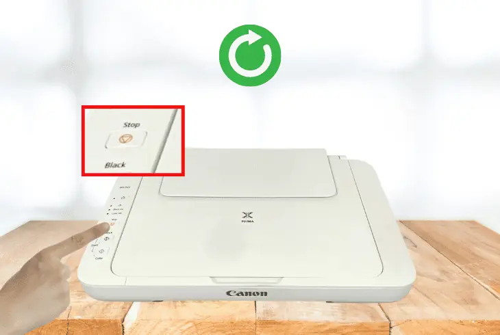 factory reset canon printer