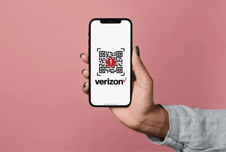 what causes verizon qr code not valid