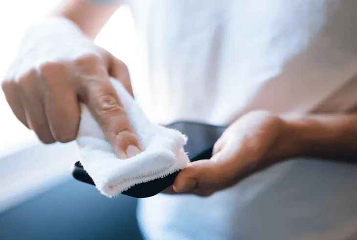 clean the surface of your device
