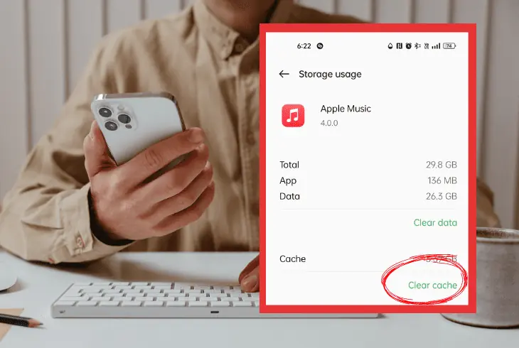 clear apple music cache