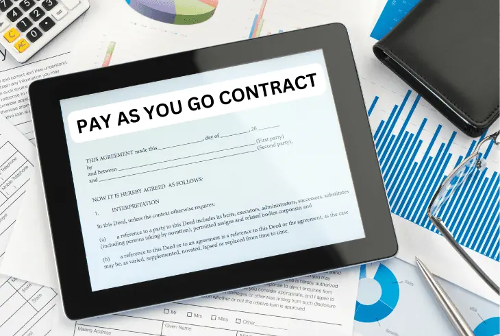 the contract should be payg