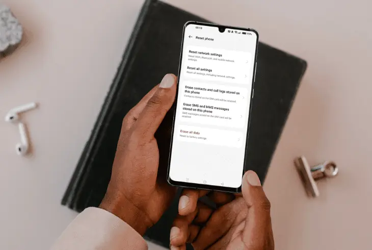 factory reset your mobile phone