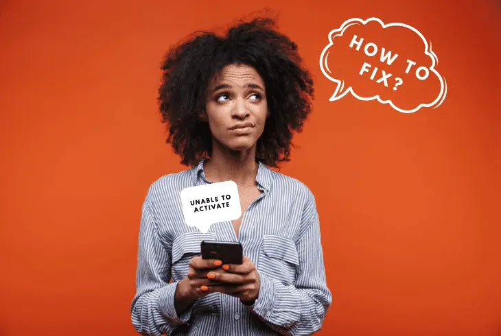 how fix assurance wireless cant activate