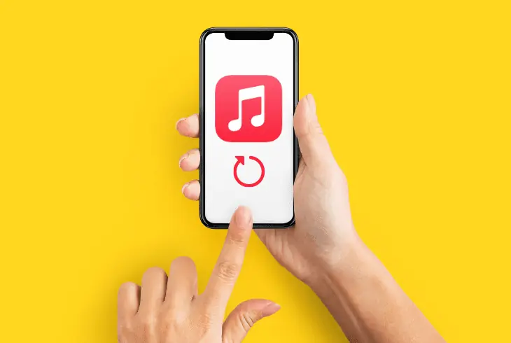 force-restart the music app!