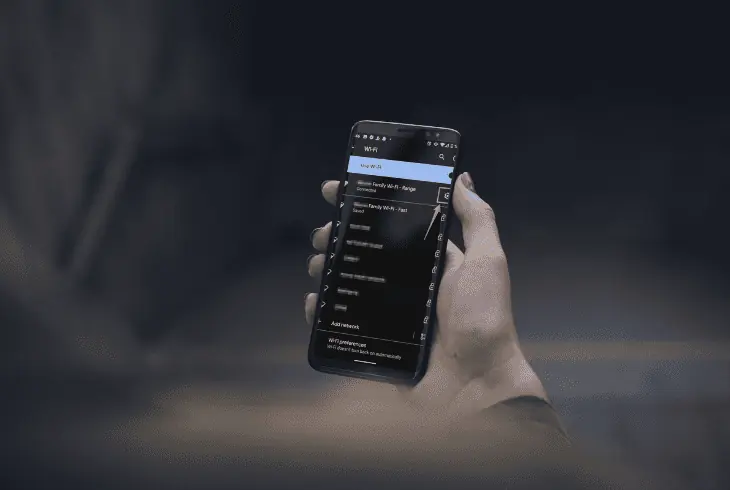 forget all the wifi connections