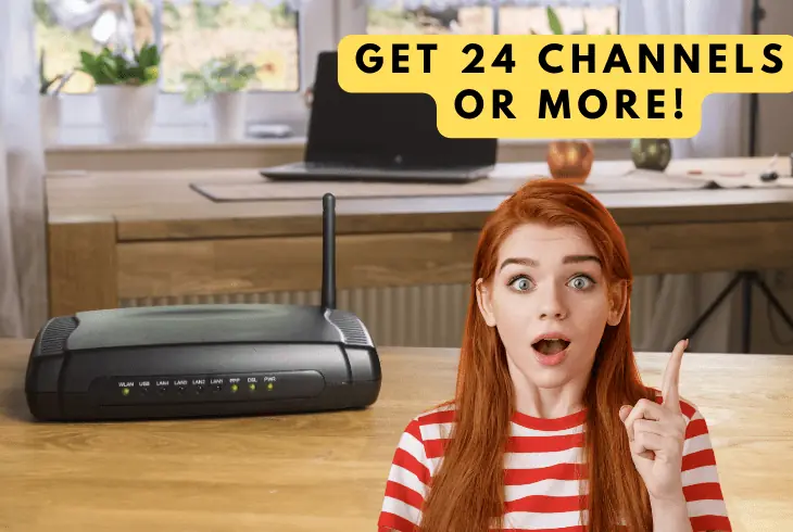 has atleast 24 channels