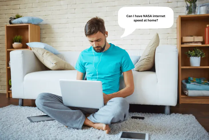 can you have nasa internet speed at home
