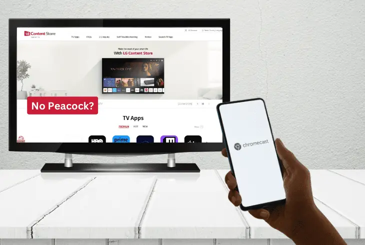 no peacock on lg content store
